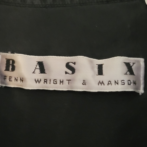 Men's XL Black Vintage Silk Shirt - Picture 2 of 2